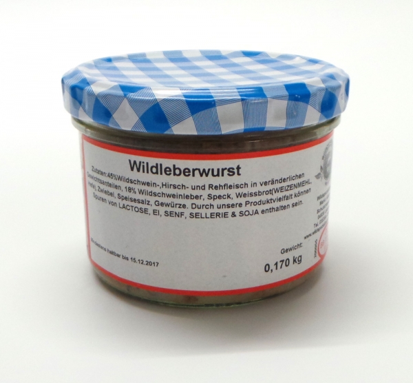 grobe Wildleberwurst